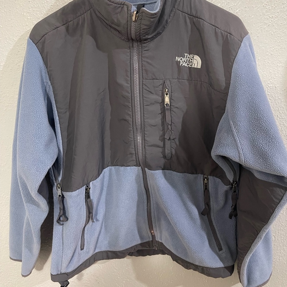 The North Face Two-Tone Gray and Light Blue Jacket